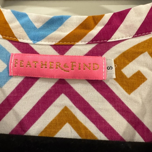 Geometric Patterned Casual Dress - Multicolor - Picture 2 of 4